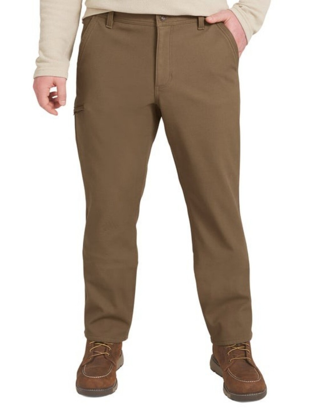 NEW! Weatherproof Vintage Men's Fleece Lined Pant Boys Tan Color Select Size NWT